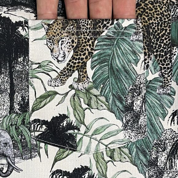 BYLT Polo Shirt Mens Small Multicolor Animal Print Golf Short Sleeve Stretch - Picture 6 of 9